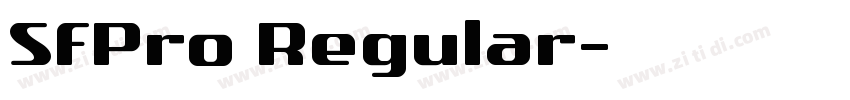 SFPro Regular字体转换